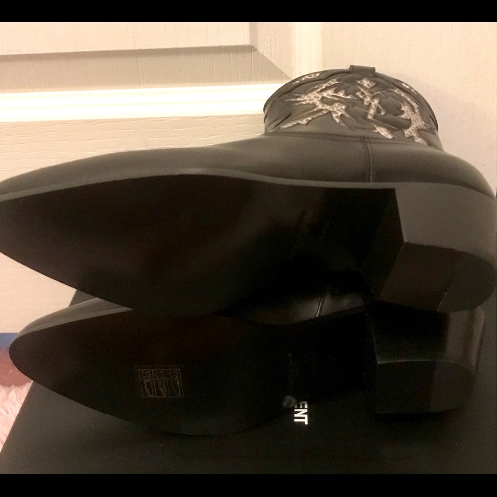 New Saint Laurent YSL Rock 40 Cowboy Western Boots - Picture 7 of 7